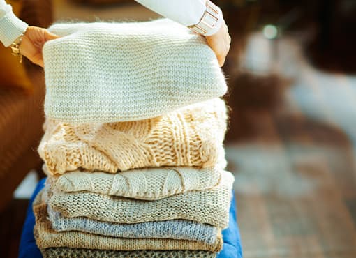 服や食料品をすっきり収納