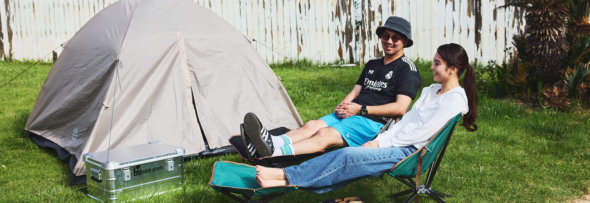 Foldable Lander Ottoman